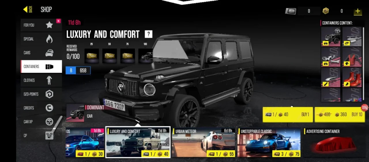 Drive Zone Online jeep screenshot